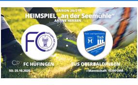 Heimspiel FC Hüfingen 25.10.2020