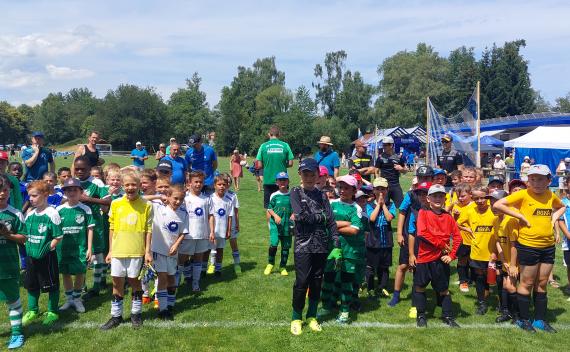 Viele Kinder zeigten beim Fußballturnier ihr Können.
