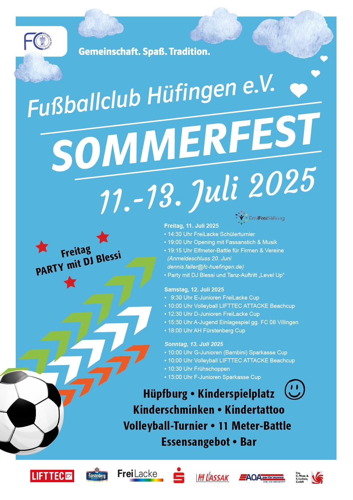 fc huefingen sommerfest 2026